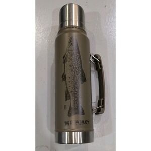 Stanley Peter Perch Trout Heritage Stainless Steel Vacuum Insulated Thermos New